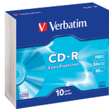 VERBATIM CD-R 700MB 52x 10er SlimCase