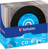 VERBATIM CD-R AZO 700MB 52x Vinyl 10er SlimCase