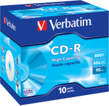 VERBATIM CD-R 800MB 40x 10er JewelCase