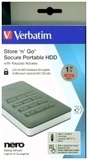 VERBATIM 2,5'' 1TB HDD Secure USB 3.1 mit Tastatur-Zugriff