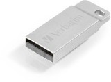 VERBATIM USB 2.0 Drive 16GB Metal Executive, silber