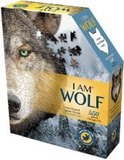Shape Puzzle Wolf (Puzzle): I am Wolf