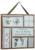 Baby Prints Canvas Hanging (Boy)