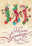 Warm Greetings Christmas Cards