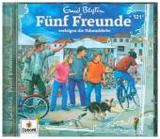 Fünf Freunde verfolgen die Fahrraddiebe, 1 Audio-CD, 1 Audio-CD