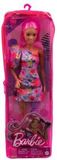 Barbie Fashionistas Puppe im schulterfreien Blumenkleid (Beinprothese)