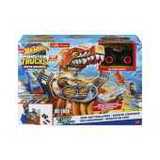 Hot Wheels Monster Trucks Arena World: Semi-Finals Asst - Tiger Shark's Spin Out Frenzy