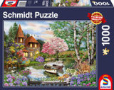 Haus am See (Puzzle): Erwachsenenpuzzle 1.000 Teile