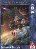 Weltraumstation (Puzzle): 1000 Teile. Puzzleformat: 69,3 x 49,3 cm