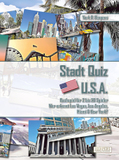 Stadt Quiz U.S.A. | Buchspiel für 2 bis 20 Spieler | Wer erkennt Las Vegas, Los Angeles, Miami & New York?