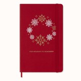 Moleskine Holiday Large Ruled Notebook: Scarlet Red