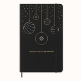 Moleskine Holiday Large Ruled Notebook: Black