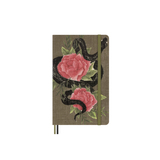 Moleskine Year of the Snake Large Ruled Hardcover Notebook: Floral