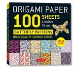 Origami Paper 100 Sheets Butterfly Patterns 6 (15 CM)