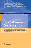 High Performance Computing: 11th Latin American High Performance Computing Conference, CARLA 2024, Santiago de Chile, Chile, September 30 ? October 4, 2024, Revised Selected Papers