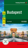 Budapest, Stadtplan 1:10.000, freytag & berndt: City Pocket, Innenstadtplan, wasserfest und reißfest