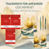 Italienisch für Anfänger Geschenkset - 3 Bücher (mit Audio-Online) + Eleganz der Natur Schreibset Premium, m. 3 Beilage, m. 3 Buch: Italienisch für Anfänger Geschenkset - Lesemethode von Ilya Frank - Zweisprachige Ausgabe Englisch-Deutsch