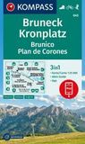 KOMPASS Wanderkarte 045 Bruneck, Kronplatz / Brunico, Plan de Corones 1:25.000: 3in1 Wanderkarte mit Aktiv Guide inklusive Karte zur offline Verwendung in der KOMPASS-App. Fahrradfahren. Skitouren.