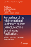 Proceedings of the 4th International Conference on Data Science, Machine Learning and Applications: ICDSMLA 2022, 26?27 December, Hyderabad, India