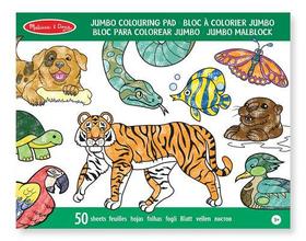 Jumbo Colouring Pad - Animals