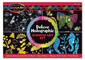 Deluxe Holographic Scratch Art Set