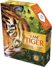 Shape Puzzle Tiger (Puzzle): I am Tiger