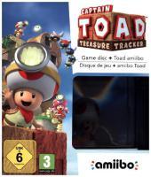 Wii U Captain Toad, Treasure Trackter, 1 Nintendo Wii U-Spiel + amiibo Figur