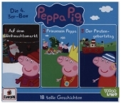 Peppa Pig Hörspiele - 3er Box. Box.4, 3 Audio-CD: Folge 10-12