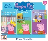 Peppa Pig Hörspiele - 3er Box. Box.5, 3 Audio-CD: Folgen 13,14,15