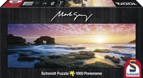 Bridgewater Bay Sunset (Puzzle): Panorama-Puzzle