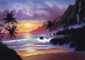 Paradiesische Bucht (Puzzle): 1000 Teile. Puzzleformat: 49,3 x 69,3 cm