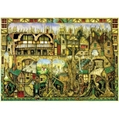 Baumhäuser (Puzzle): 1000 Teile. Puzzleformat: 47,6 x 65,2 cm