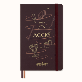 Moleskine Ltd. Ed. Harry Potter 2025 12-Month Daily Large Hardcover Notebook: Accio