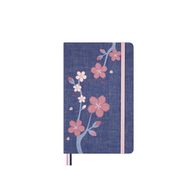 Moleskine Sakura 2025 Large Ruled Hardcover Notebook