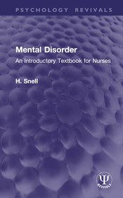 Mental Disorder: An Introductory Textbook for Nurses