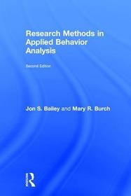 Research Methods in Applied Behavior Analysis