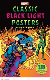 Marvel Classic Black Light 2025 Poster Calendar