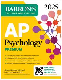 AP Psychology Premium, 2025: Prep Book for the New 2025 Exam with 3 Practice Tests + Comprehensive Review + Online Practice