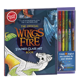 Klutzpress Wings of Fire Stained Glass Art