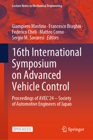 16th International Symposium on Advanced Vehicle Control: Proceedings of AVEC?24 ? Society of Automotive Engineers of Japan