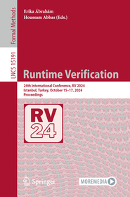 Runtime Verification: 24th International Conference, RV 2024, Istanbul, Turkey, October 15?17, 2024, Proceedings