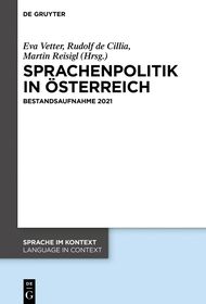 Sprachenpolitik in Österreich: Bestandsaufnahme 2021