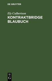 Kontraktbridge Blaubuch