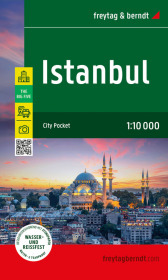 Istanbul, Stadtplan 1:10.000, freytag & berndt: City Pocket, Innenstadtplan, wasserfest und reißfest